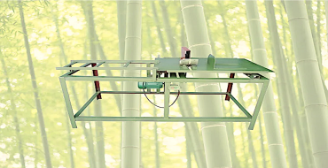 7 Bamboo stick sawing_chopper machine-B