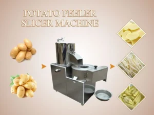 Potato Peeling & Slicing Machine