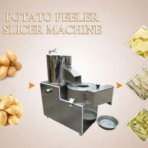 Potato Peeling & Slicing Machine
